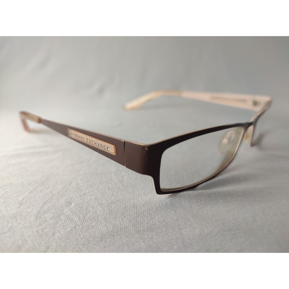 Armani Exchange AX 218 N‎ 2O Brown Rectangular Eyeglass Frames 130mm